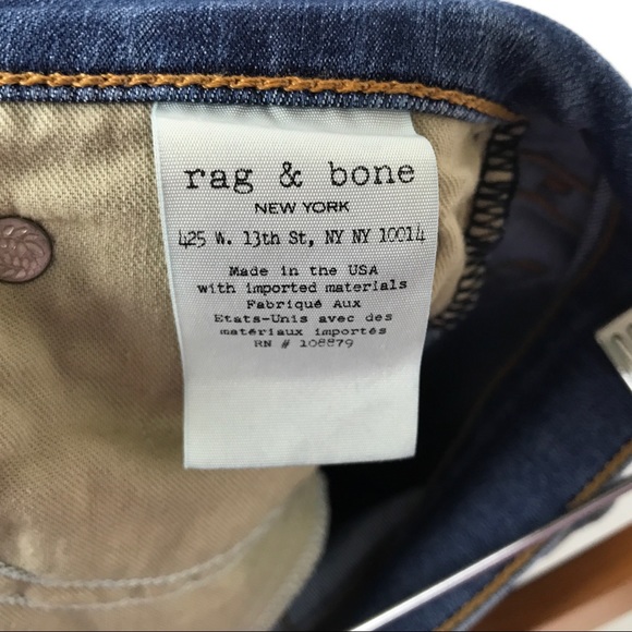 Rag And Bone Jeans Size 27 Skinny Ankle Cropped - Picture 7 of 8